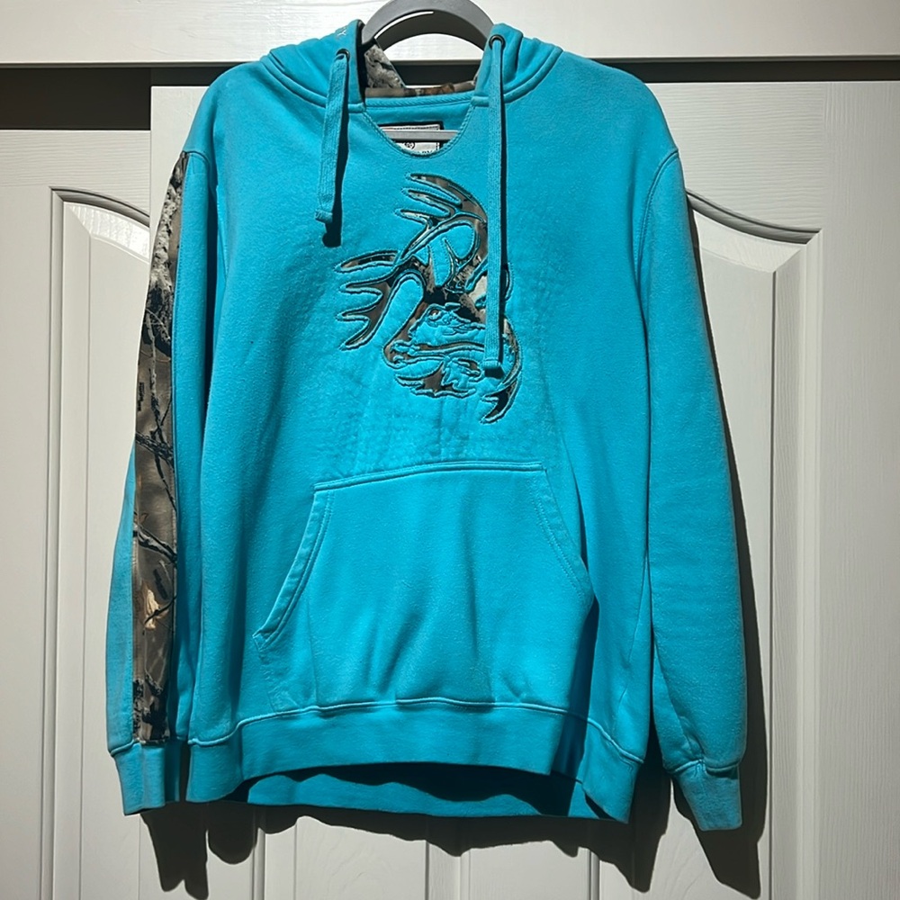 Legendary whitetails blue and camo jacket